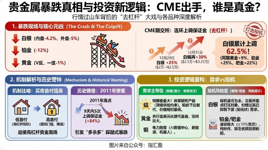 白银今天为啥又暴跌5%? 白银今天为啥又暴跌5%?
